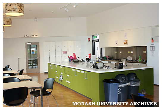 Western Hall A (WHA) kitchen and dining area, Gippsland campus