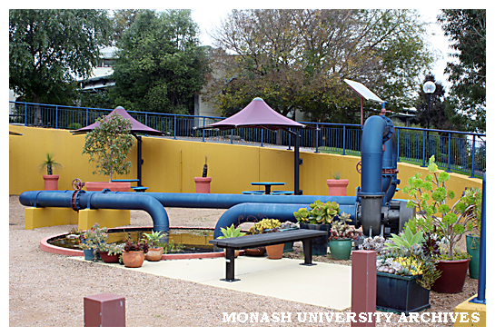 Garden outside Research Office, Gippsland campus