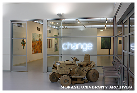 Foyer of Switchback Gallery, Gippsland campus