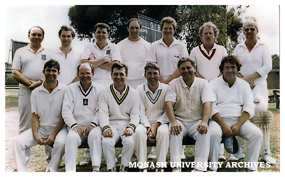 Monash University Cricket Club Veterans' XI 'F' turf premiers 1994-95