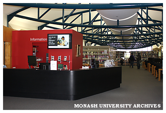 Information Desk at the Library, Gippsland campus