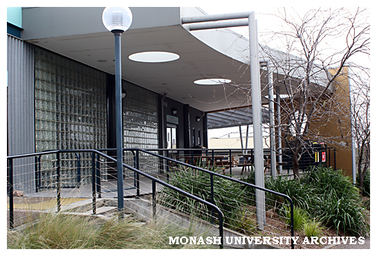 Outside Student Union (Building 3N), Gippsland campus