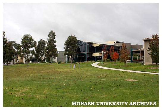 Distant view of the Library, Gippsland campus