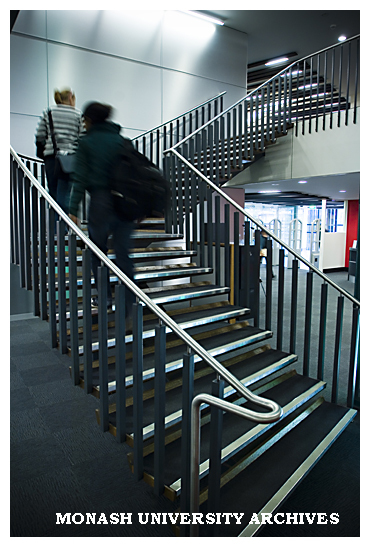 Interior of Hargrave-Andrew library, Clayton campus