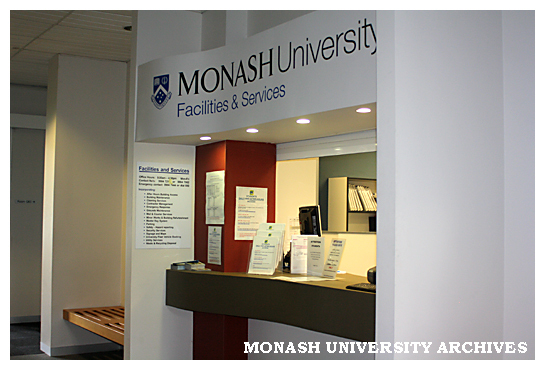 Facilities and Services counter, Berwick campus