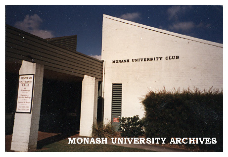 Entrance to Monash University Club