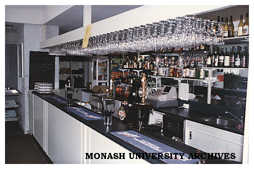 Bar at Monash University Club