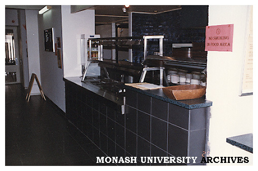 Food servery at Monash University Club