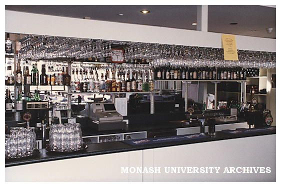 Bar at Monash University Club