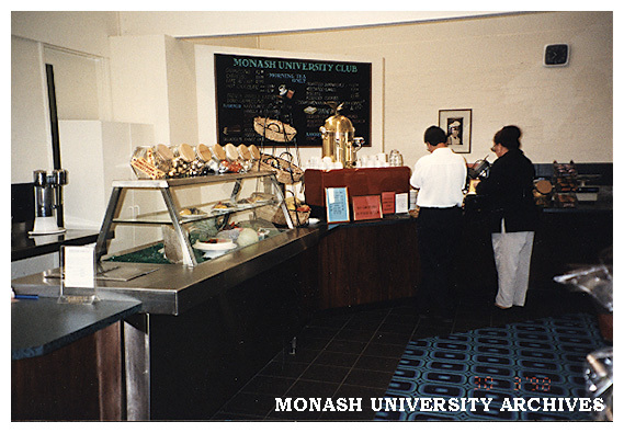 Sandwich bar at Monash University Club