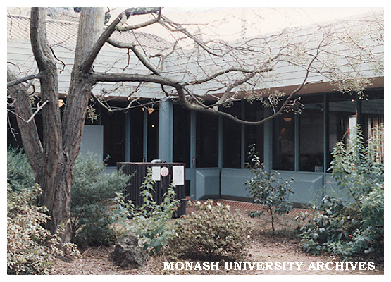 Courtyard of Monash University Club