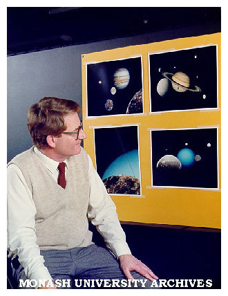 Dr Andrew Prentice after successfully predicting findings of Voyager probe in its encounter with Venus