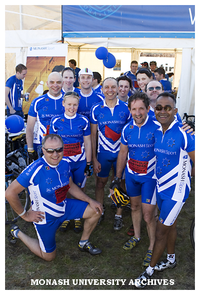 Members of Around the Bay in a Day team.