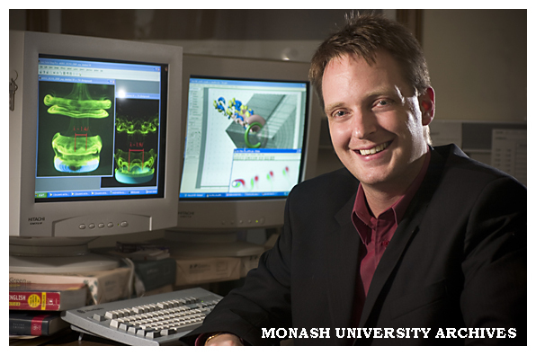 Dr Greg Sheard, winner of Kenneth Hunt medal and the Mollie Holman medal.