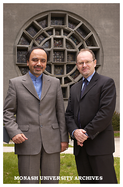 Iranian Ambassador Dr Hamid Aboutalebi with Professor Stephen Parker.