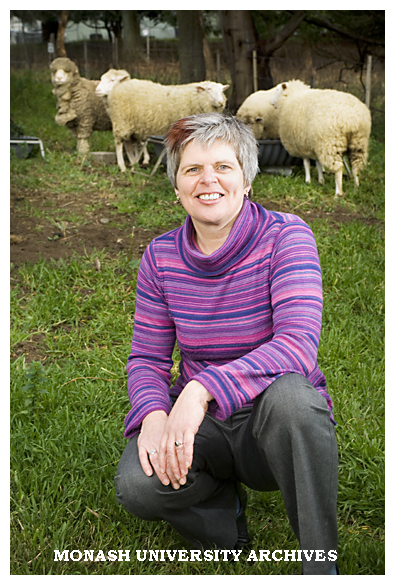 Professor Els Meeusen, researcher of gastrointestinal parasites in sheep