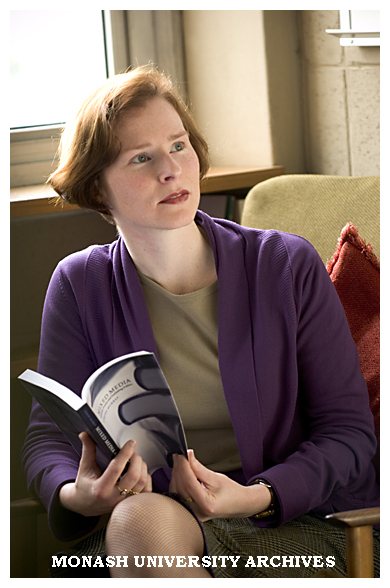 Dr Simone Murray, lecturer in Communications and Media and winner of the international SHARP DeLong book prize for the best work in print culture for 2004.