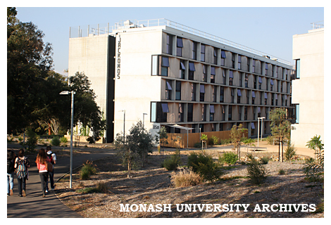 Student residence, Jackomos Hall, Clayton campus