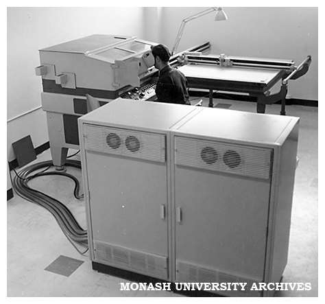 Computer Centre computerised stereo-mapping equipment