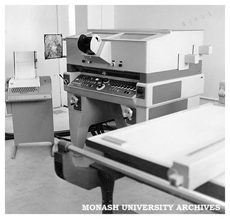 Computer Centre computerised stereo-mapping equipment