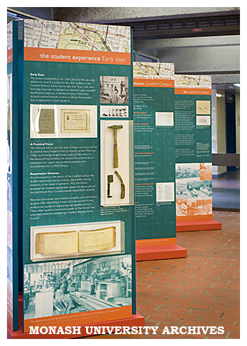 'From Blacksmiths to Bachelors' exhibition at Caulfield campus