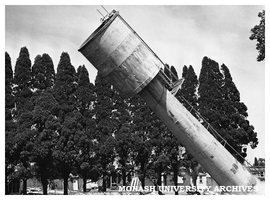 Demolition of Talbot colony water tower