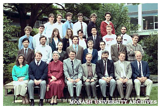 Materials Engineering staff and 4th year students.