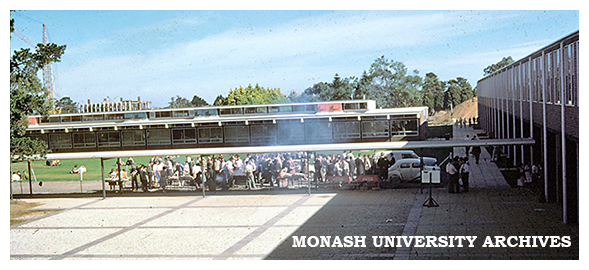 Student barbecue in the Science courtyard