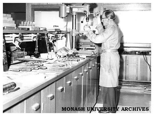 Senior Technical Officer Alec Ewen in Department of Chemistry workshop