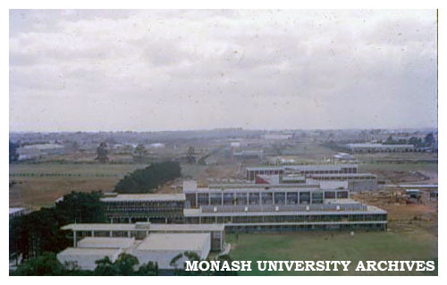 Aerial view of Clayton Campus