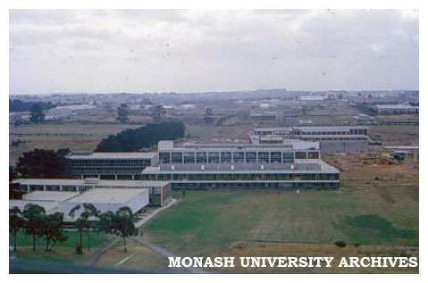 Aerial view of Clayton Campus