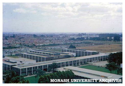 Aerial view of Clayton Campus