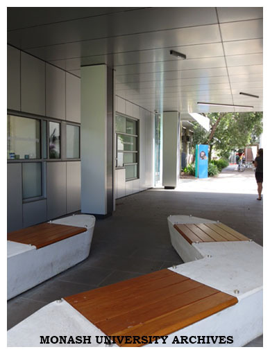 Office of Monash Science Society in underpass of Central Science Block, Clayton campus