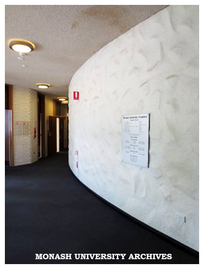 Interior of Religious Centre, Clayton campus