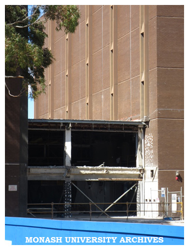 Renovation of entrance to Matheson Library, Clayton campus