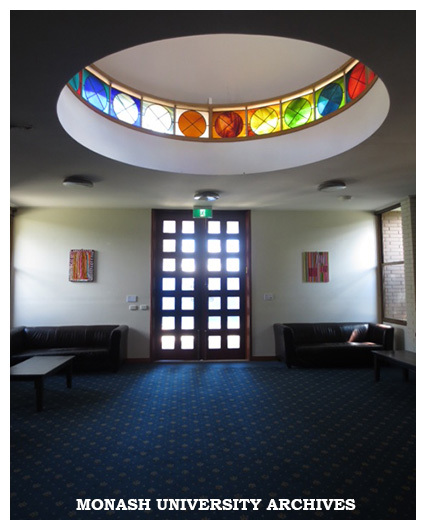 Narthex in Religious Centre, Clayton campus