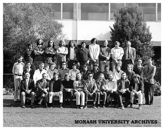Chemical Engineering staff and students 1972
