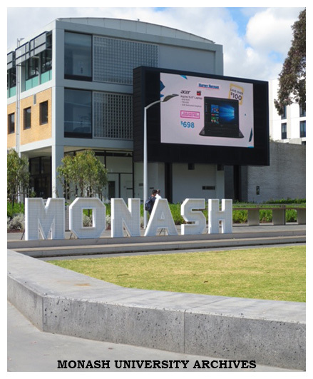 Big screen, Campus Centre, Clayton