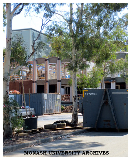 Demolition of Chancellory Building A, Clayton campus