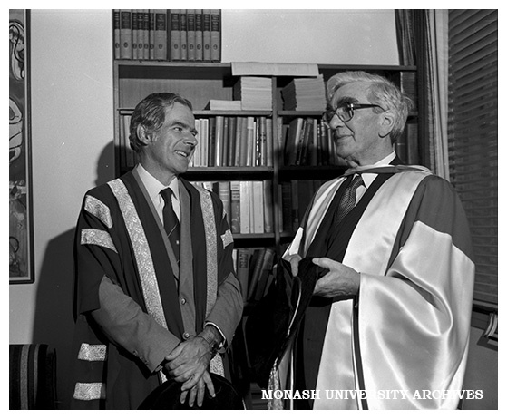 Vice Chancellor Ray Martin and Honorary Doctor of Laws, Sir James Forrest