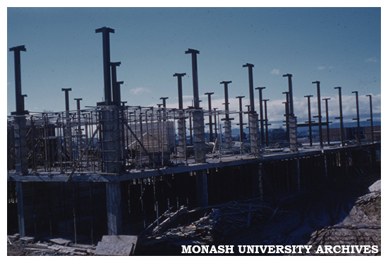 Hargrave Library under construction