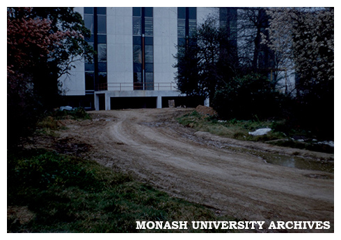 Main Library under construction