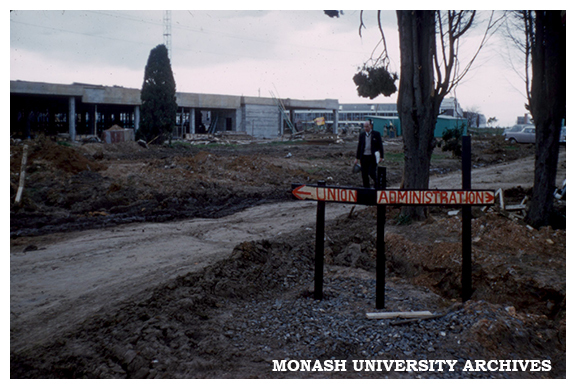Union Building under construction