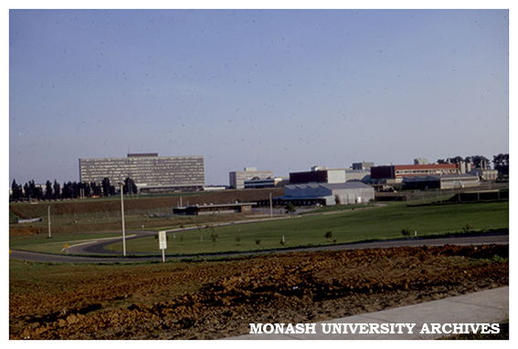 View of Clayton campus from Notting Hill