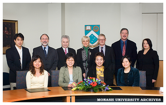 A delegation of Malaysian journalists and Monash staff