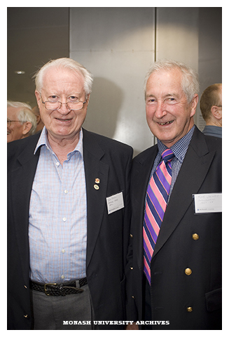 John Dann and Rob Jones at the Back to Caulfield Reunion