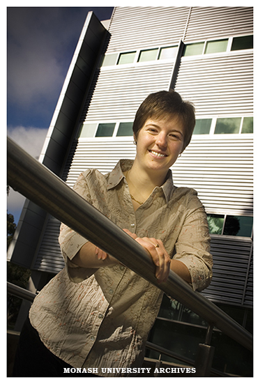 Monash IT Research Fellow, Dr Sarah Boyd, winner of an award from the Burnham Institute of Medical Research