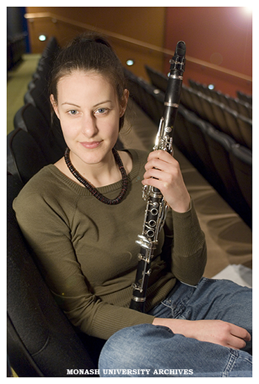 Clarinettist and School of Music masters student, Karen Heath