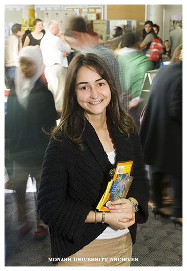 Arts student Emily Greco, Youth Premier in the government's Youth Parliament Program.