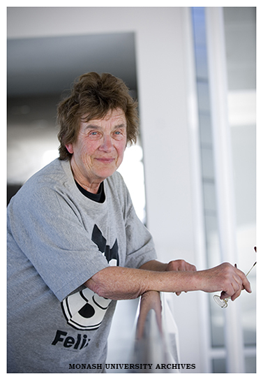 Anne Jolliffe, Australia's first female animator, speaker at a symposium on research in animation techniques.